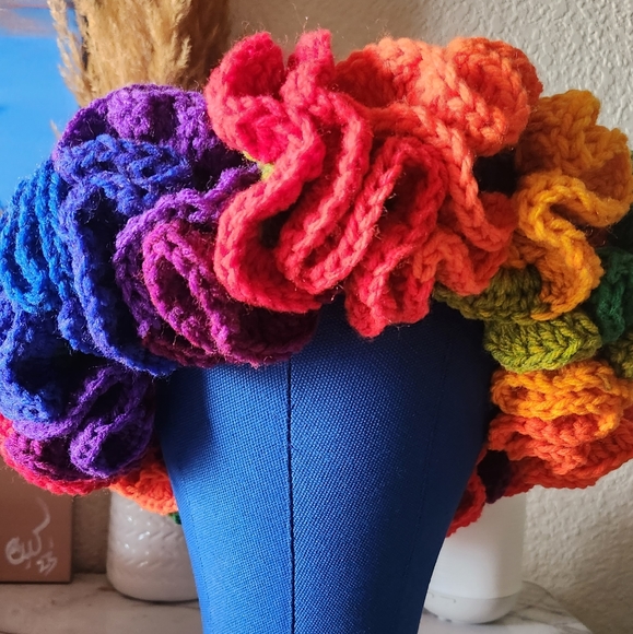 Crochet Ruffle Hat - Picture 3 of 3
